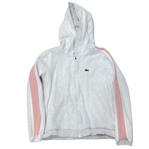 Lacoste Girls tracksuit (pants and hoodie) size 10
